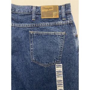 NEW VNTG Wrangler Blues SZ 26 42 x 32 USA‎ MADE WB100AD High Rise Mom Jeans
